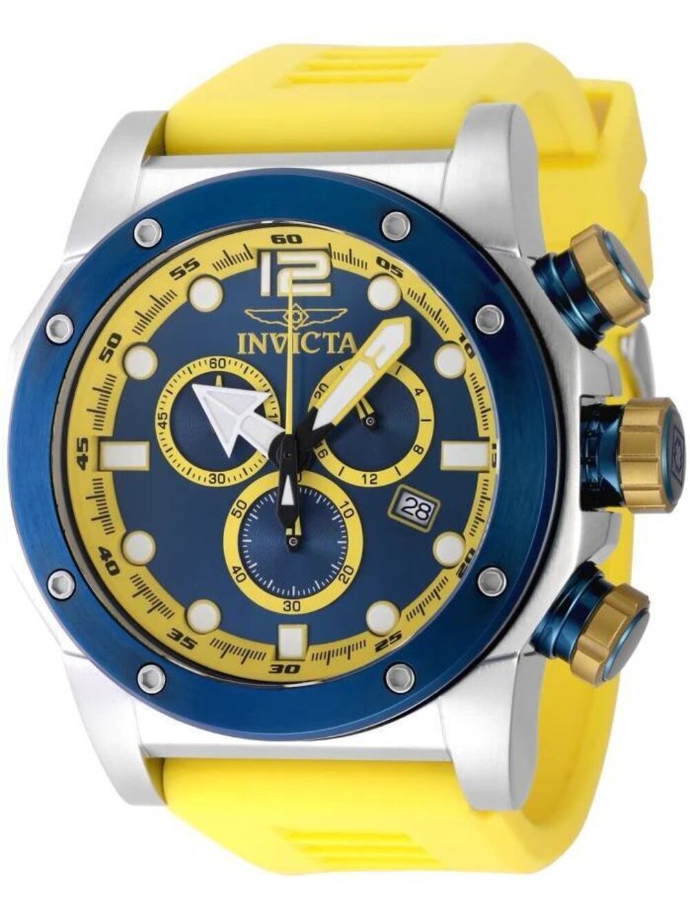 Invicta Sea Hunter Quartz Chronograph Blue Dial Watch, 52mm (48982)